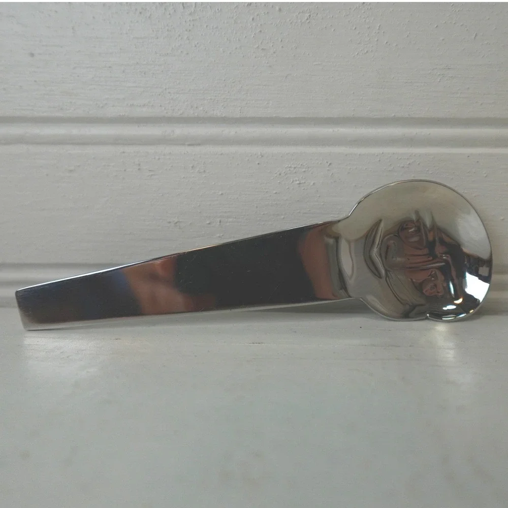 Carrol Boyes Spoon Condiment Utensil 18/8 Abstract Face Art South African Artist
